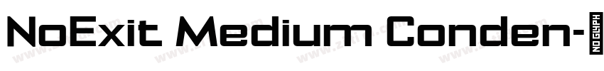 NoExit Medium Conden字体转换